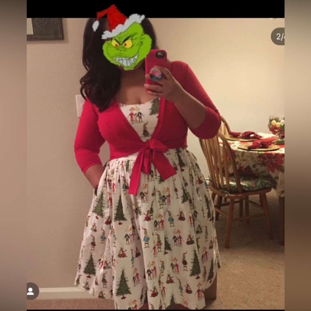 Sarsparilly Christmas Grinch dress